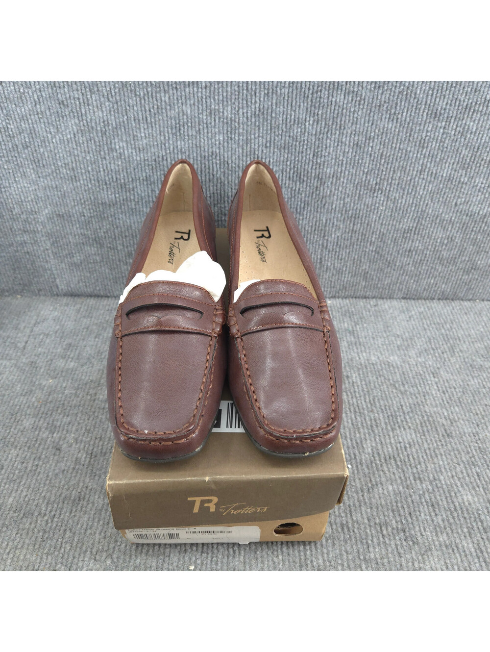 R by Trotters Francie Women’s Red Brown Loafers 8N